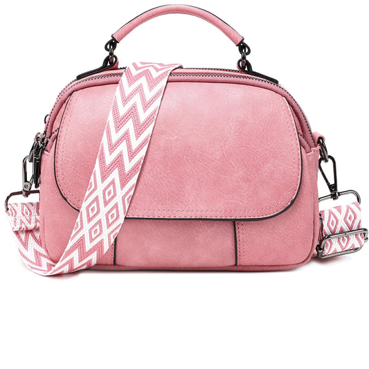 Chic Petite Crossbody Handbag with Dual Straps