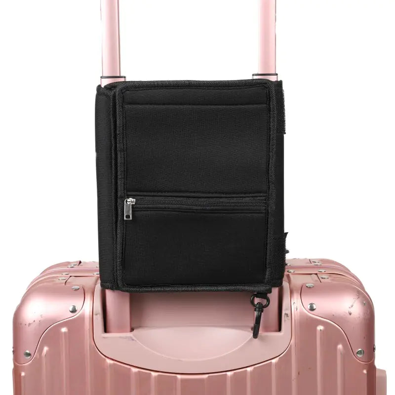 Luggage with Storage Pouches and Small Bags