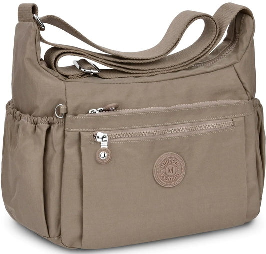 Waterproof Nylon Crossbody Travel Bag