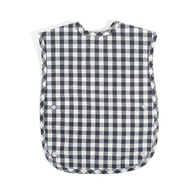 Stylish Plaid Cotton Bib for Kids