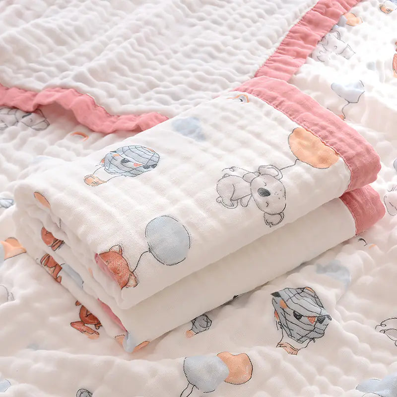 Soft Swaddle Muslin Baby Comforters