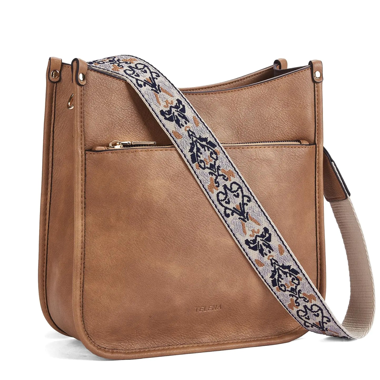Telena Boho Chic Vegan Leather Crossbody