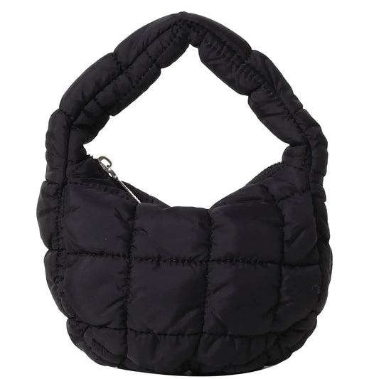 Lightweight Quilted Hobo Handbag