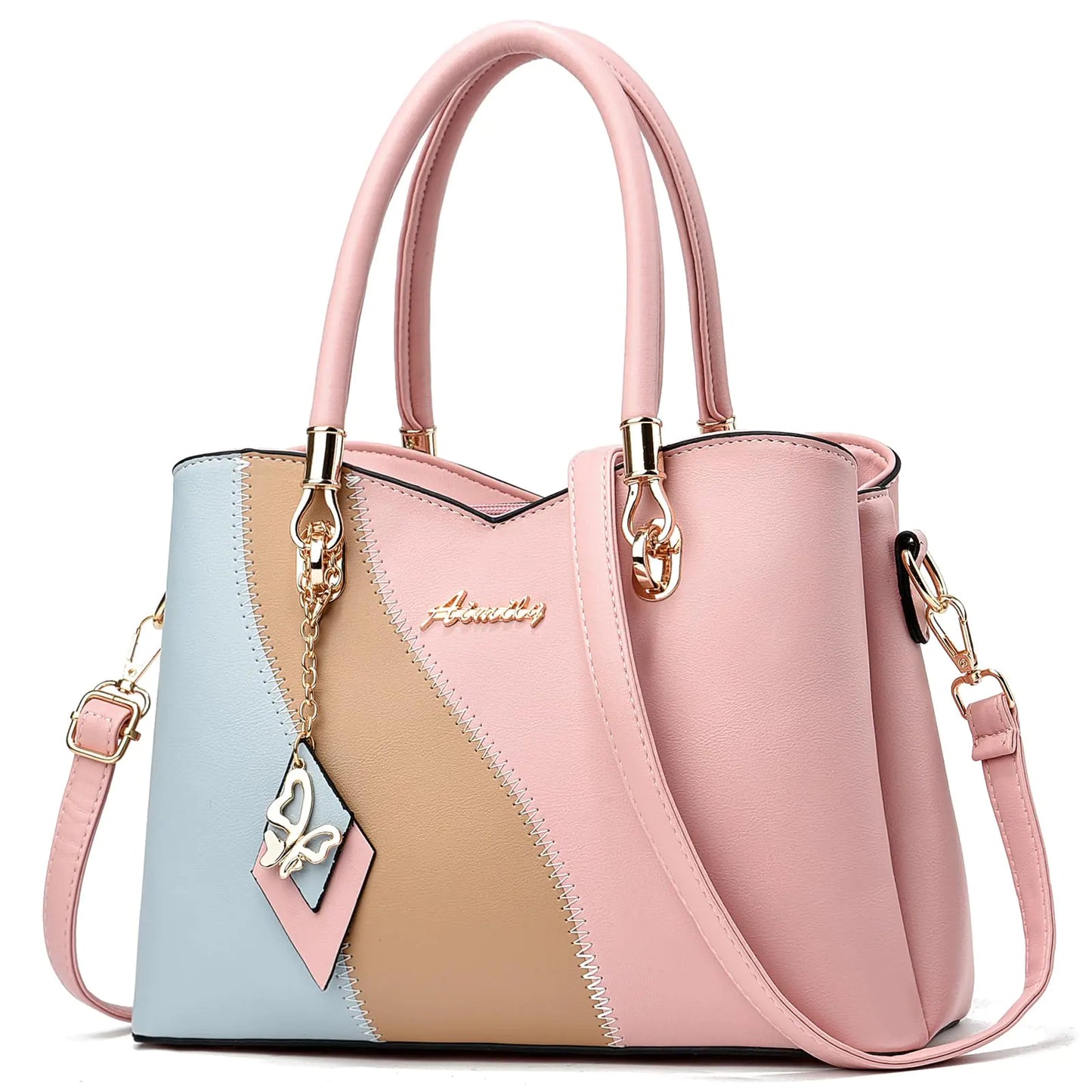Multi-Pocket Women’s Tote and Satchel Bag
