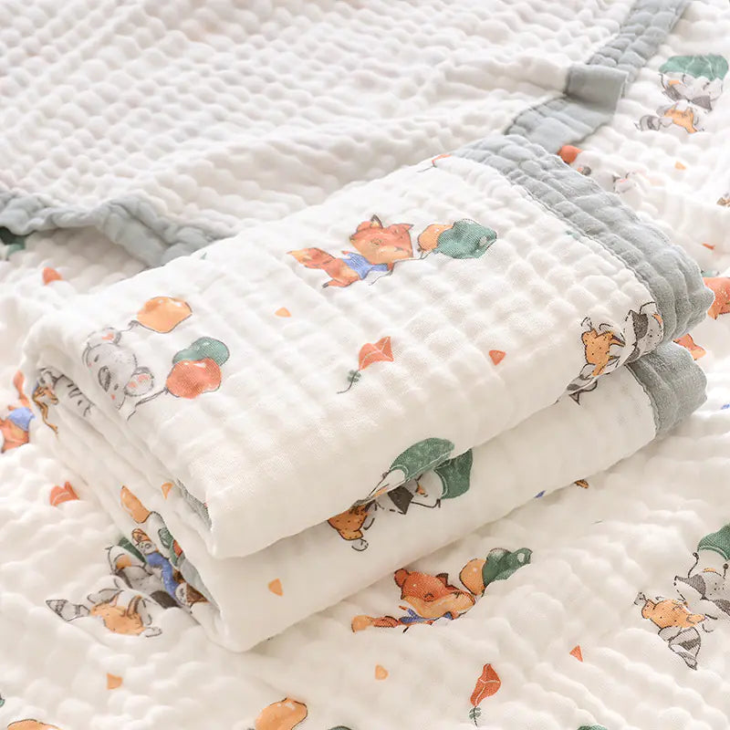 Soft Swaddle Muslin Baby Comforters