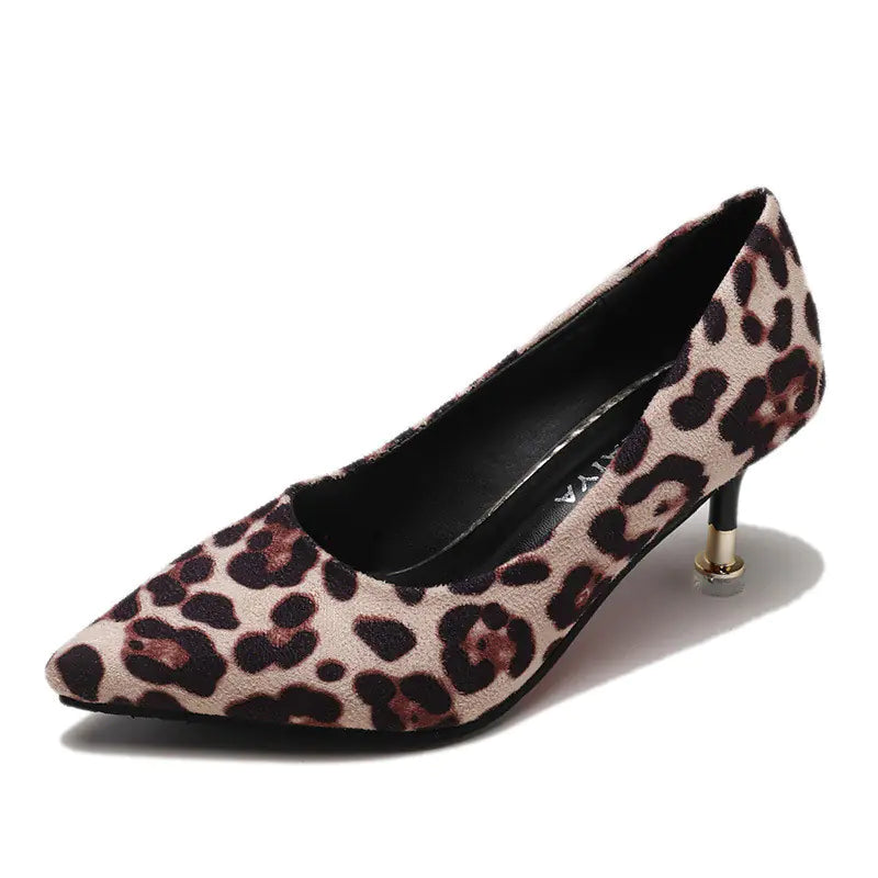 Fashion-Forward Leopard Heels