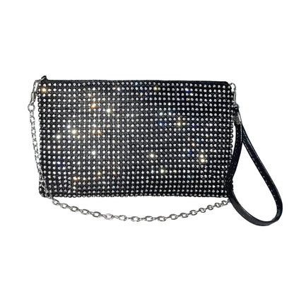 Evening Sparkle Clutch Purse with Rhinestones