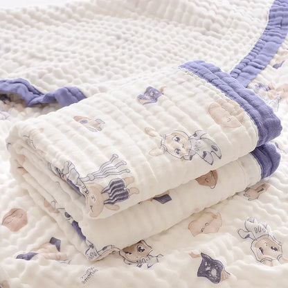 Soft Swaddle Muslin Baby Comforters