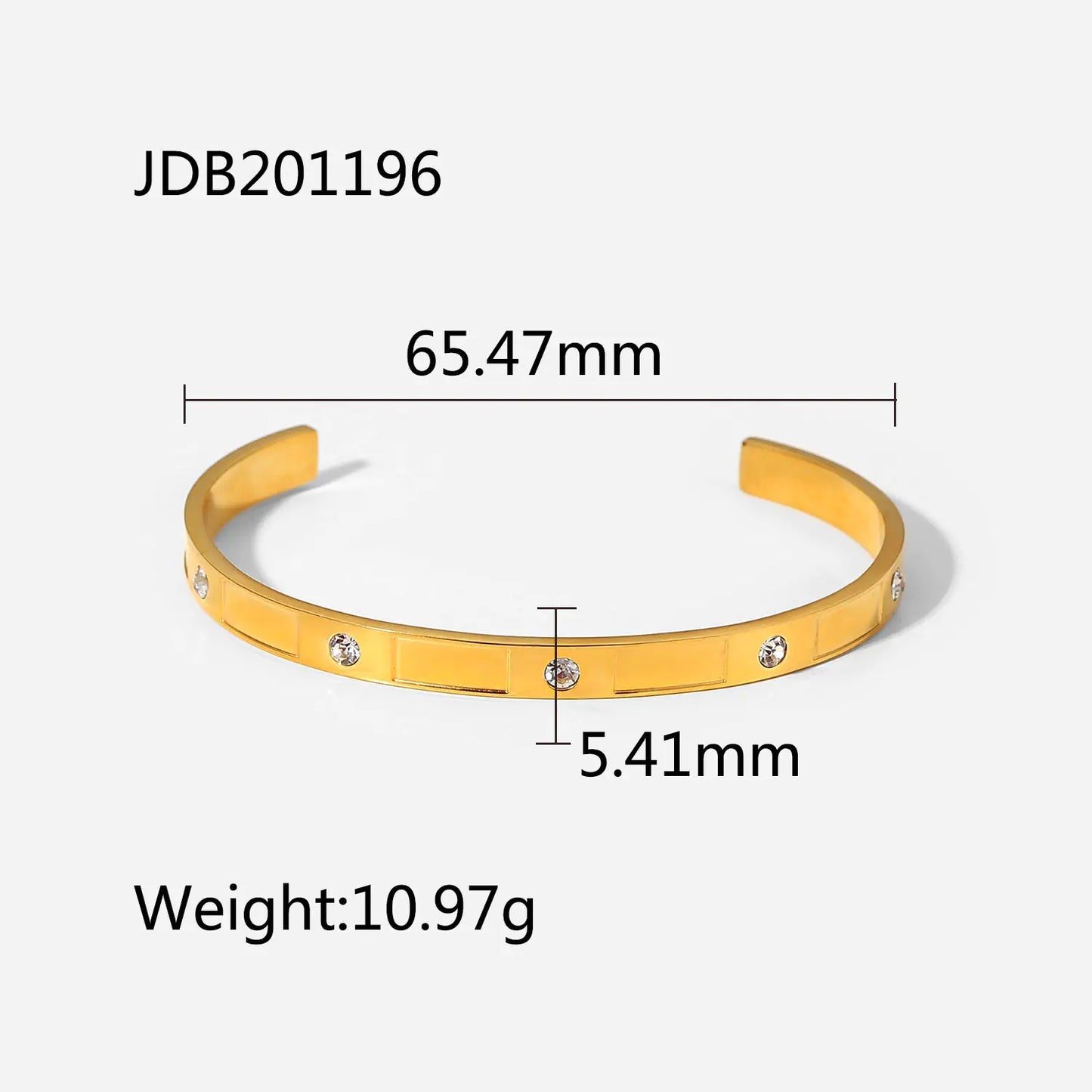 Classic Stainless Gold Bracelet