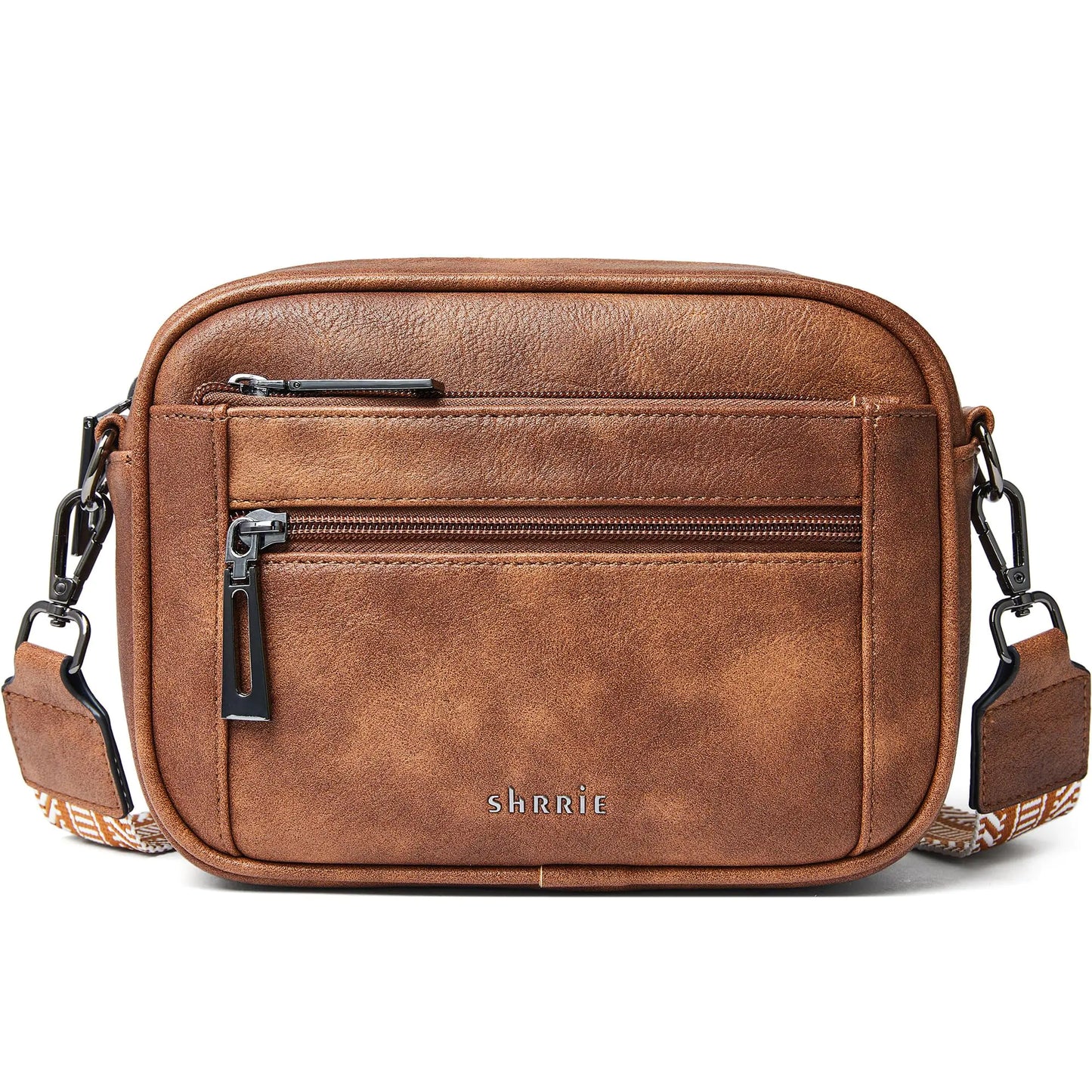 VegaLite Crossbody - Multi-Pocket Vegan Leather Handbag