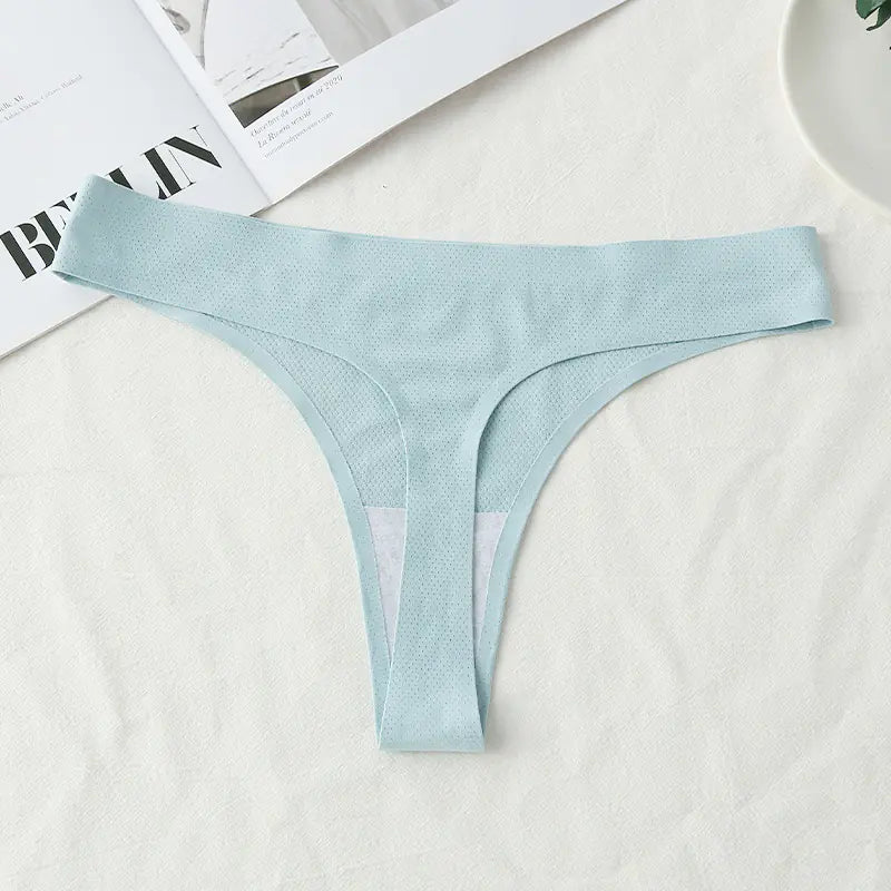 SilkFlex Mesh Thong - Sleek & Airy