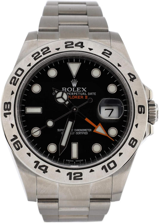Pre-Loved Oyster Perpetual Explorer II Automatic Watch Stainless Steel 42