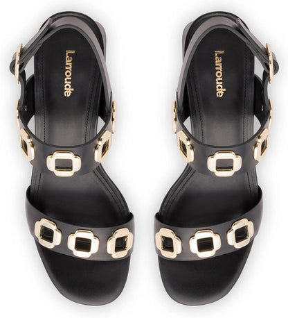 Milan Sandal In Black Leather