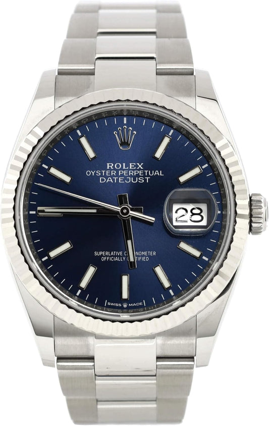 Pre-Loved Oyster Perpetual Datejust Automatic Watch Stainless Steel and White Gold 36