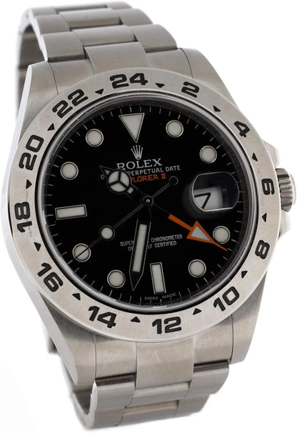 Pre-Loved Oyster Perpetual Explorer II Automatic Watch Stainless Steel 42