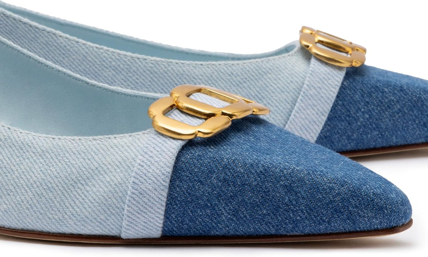 Franca Pump In Blue Denim