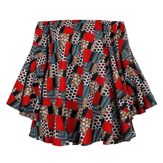 African-Inspired Digital Print Chic Dress