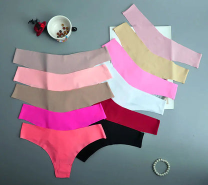 Silky Smooth Print Thongs for Women