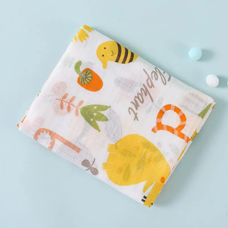 Cotton Cartoon Plush Baby Blanket