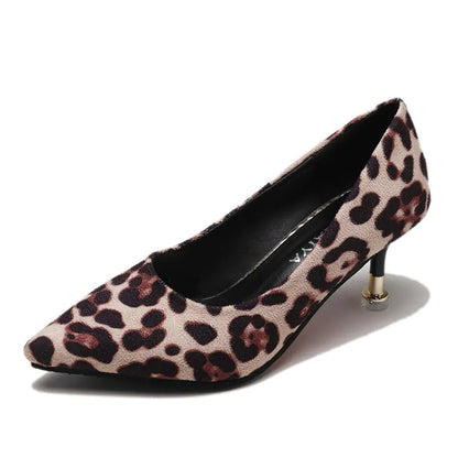 Fashion-Forward Leopard Heels