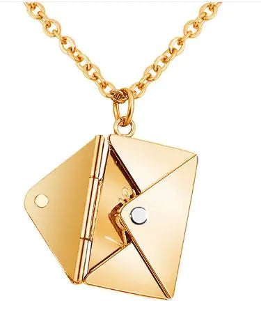 Envelope Pendant Necklace