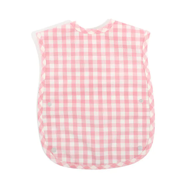 Stylish Plaid Cotton Bib for Kids