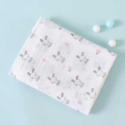Cotton Cartoon Plush Baby Blanket