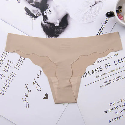 Silky Smooth Print Thongs for Women