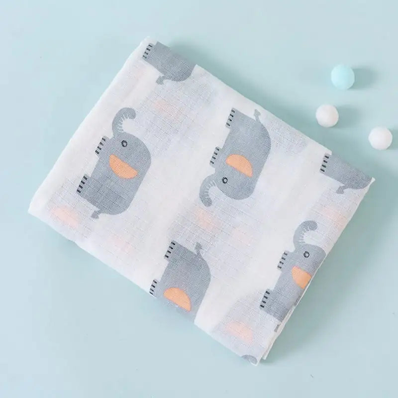 Cotton Cartoon Plush Baby Blanket