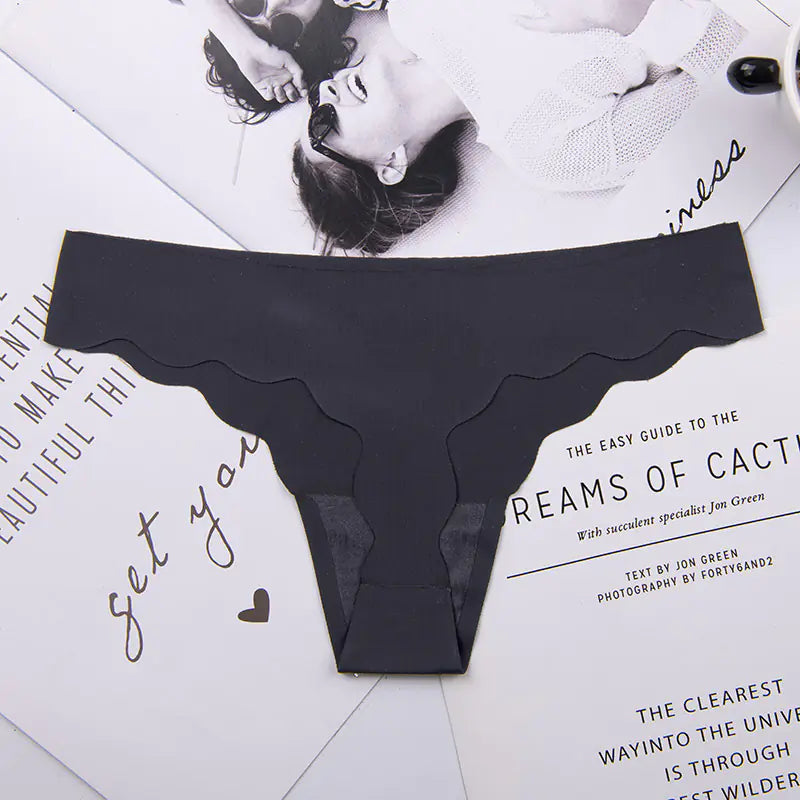 Silky Smooth Print Thongs for Women