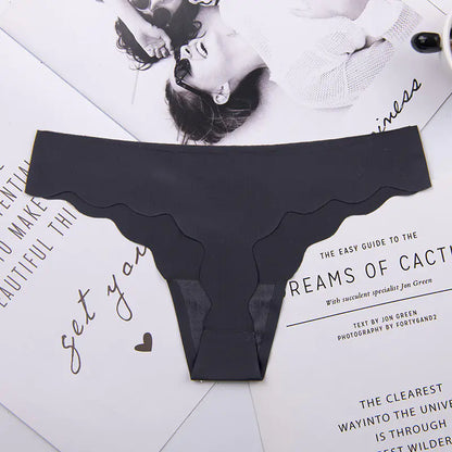 Silky Smooth Print Thongs for Women