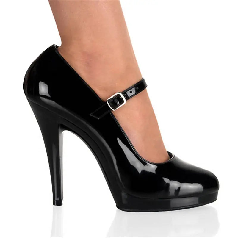 Glossy Patent Leather Stilettos