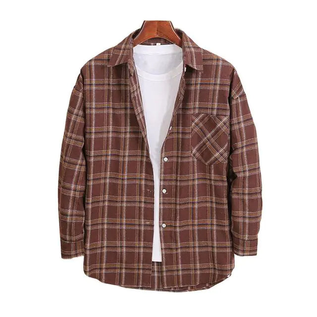 Men's Plaid Flannel Dress Shirts