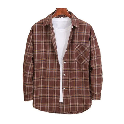 Men's Plaid Flannel Dress Shirts