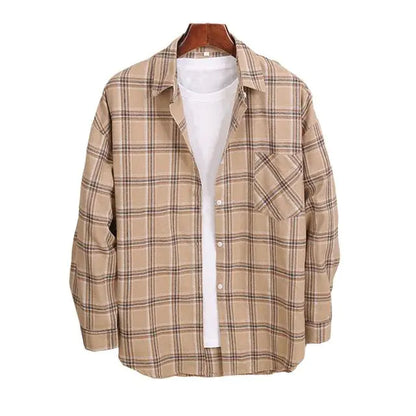 Men's Plaid Flannel Dress Shirts