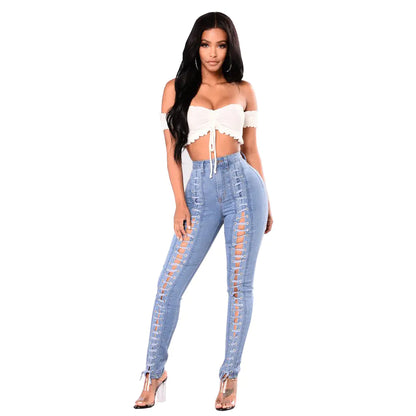 Light Blue Women’s Jeans - Bulk Purchase