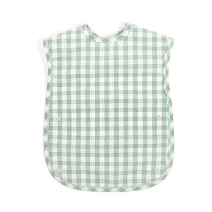 Stylish Plaid Cotton Bib for Kids