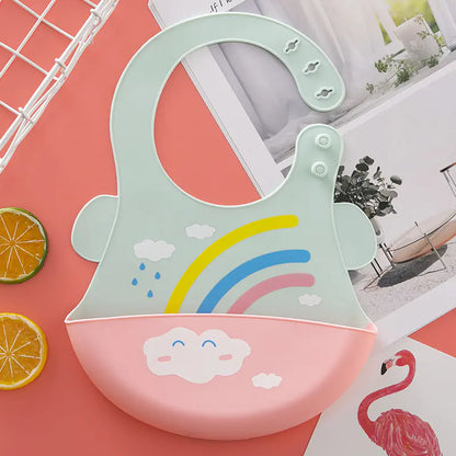 Silicone Mess-Free Baby Bib