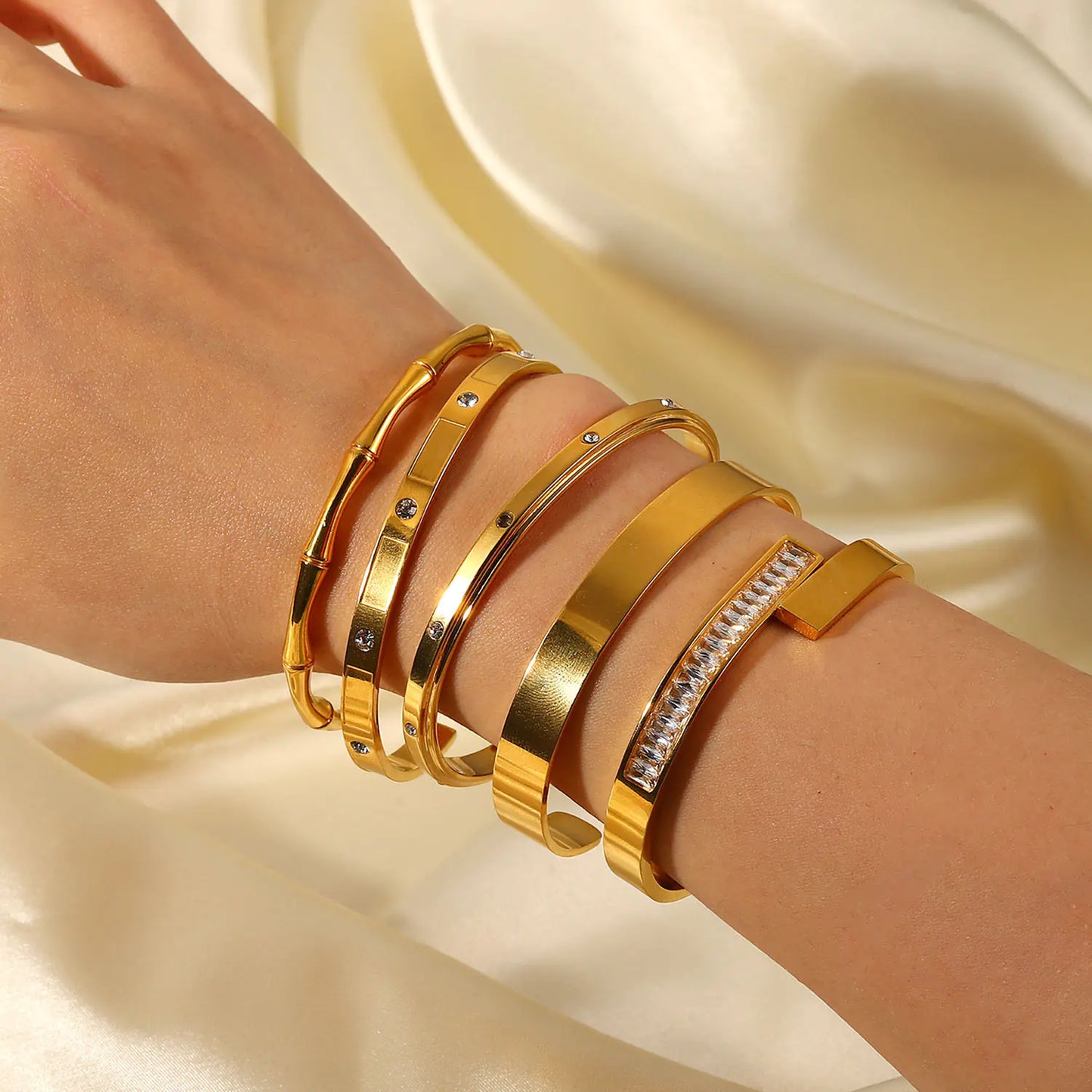 Classic Stainless Gold Bracelet