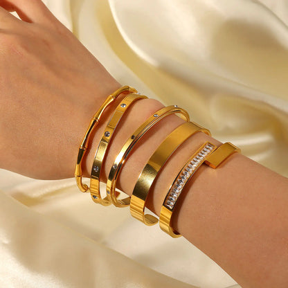 Classic Stainless Gold Bracelet
