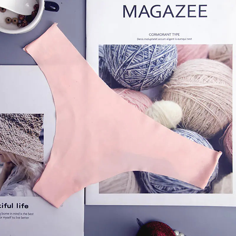 Silky Smooth Print Thongs for Women