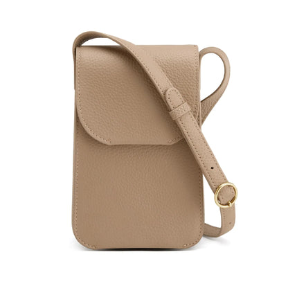 Kattee Chic Leather Phone Crossbody Wallet
