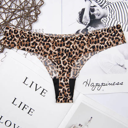 Silky Smooth Print Thongs for Women