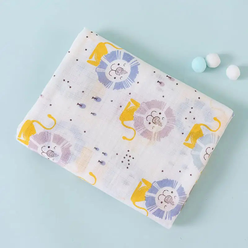 Cotton Cartoon Plush Baby Blanket