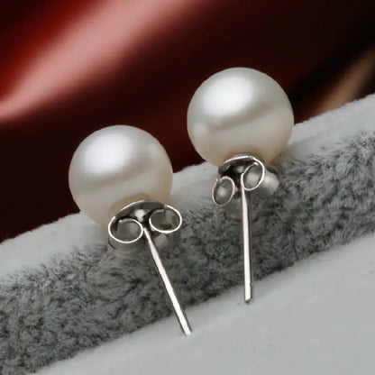 Classic Pearl Sterling Studs
