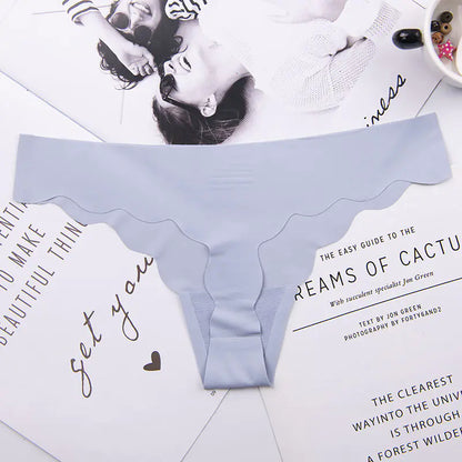 Silky Smooth Print Thongs for Women