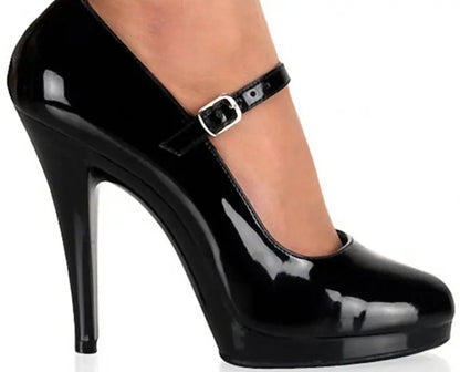 Glossy Patent Leather Stilettos