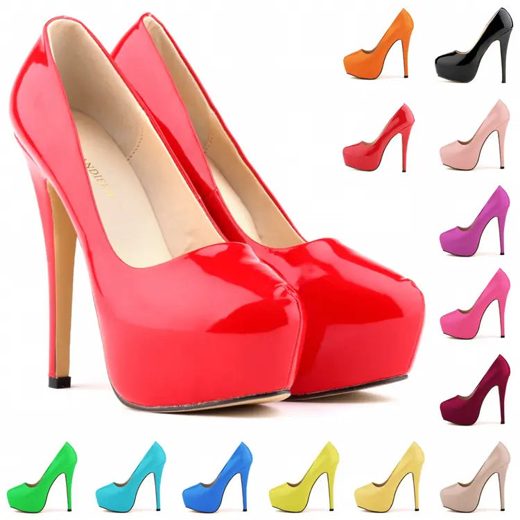 Chic Candy Colored Party Heels