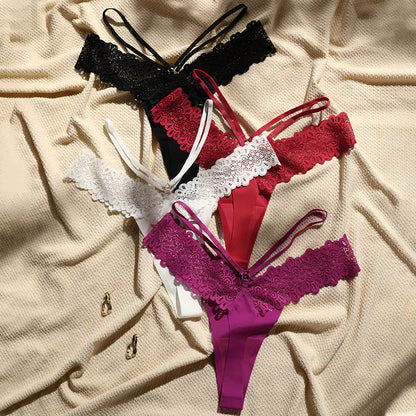 Elegant Ice Silk Women's Thong