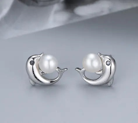 Sterling Silver Pearl Elegance Earrings